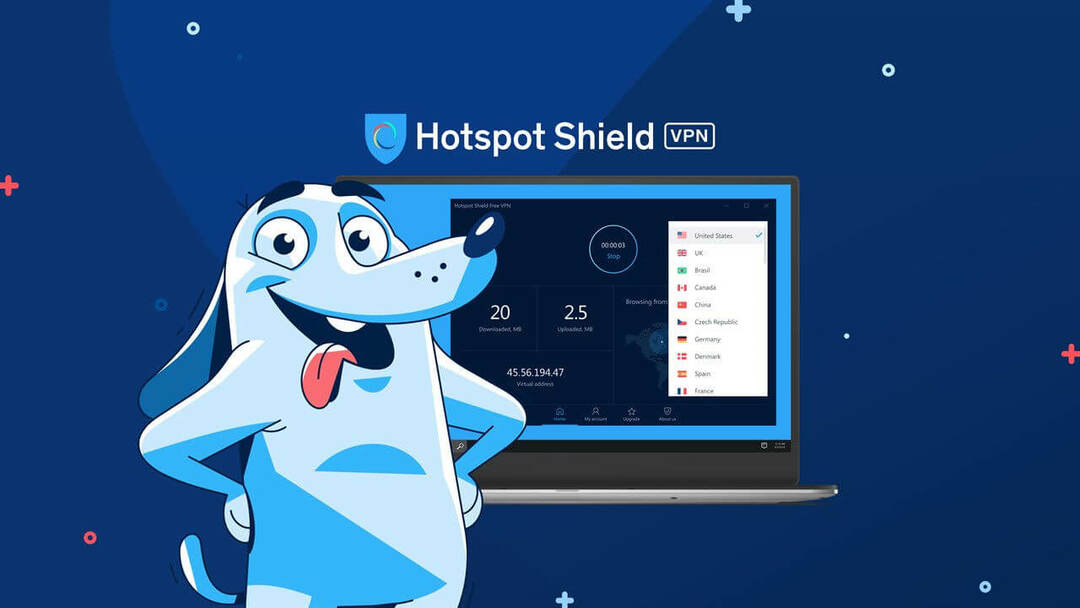 Štít Hotspot VPN zadarmo Windows 10 VPN