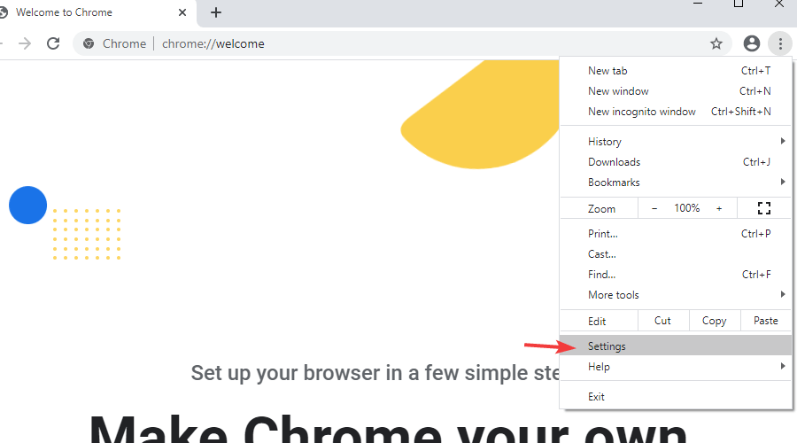 настройки Chrome использование диска Chrome 100