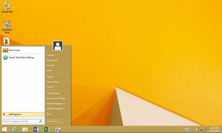 Le menu Démarrer de Classic Shell prendra en charge la mise à jour anniversaire de Windows 10