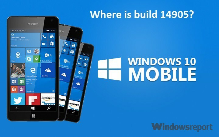 تقر Microsoft أن المطلعين لا يمكنهم اكتشاف Mobile Build 14905