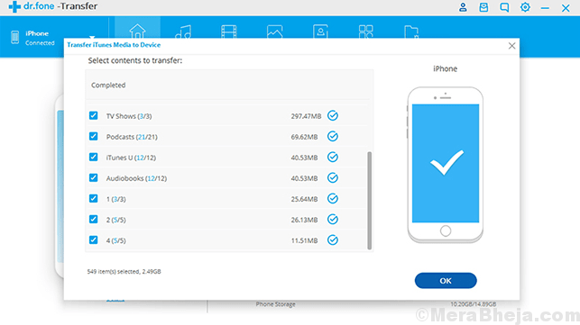 Drfone Iphone โอนขั้นต่ำ