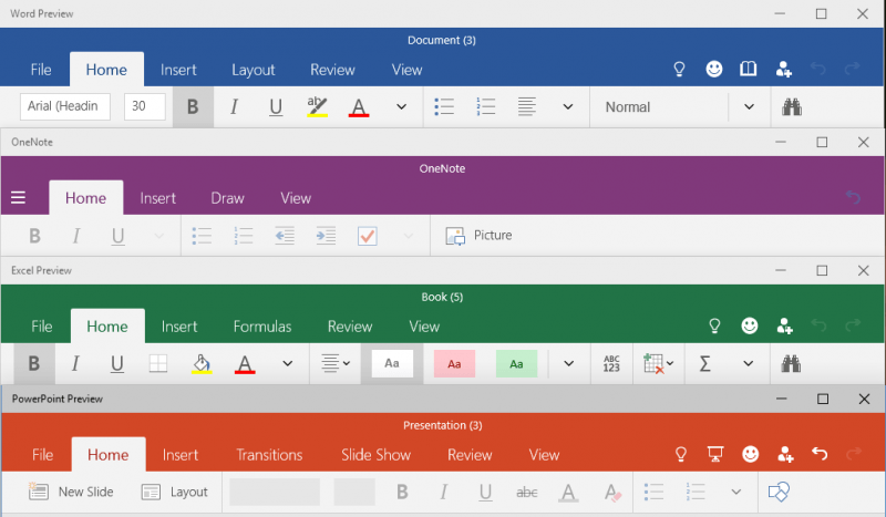 Office 2016 получава нови графики на Excel, въвеждане в реално време и други в последната актуализация