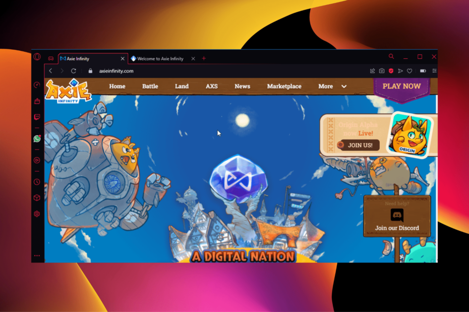 miglior browser per axie infinity