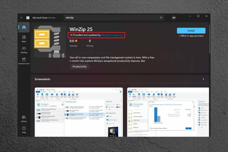 Operētājsistēmā Windows 11 nevar atjaunināt Win32 lietotnes, izmantojot veikalu