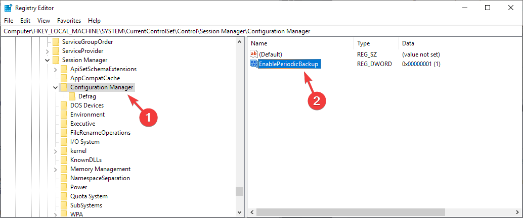 EnablePeriodicBackup