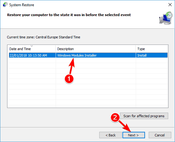 Registry.pol ei päivity