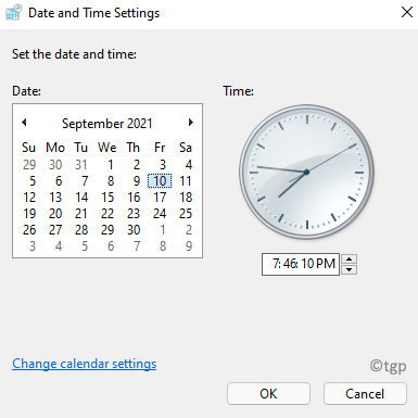 Dato og klokkeslæt Indstil dato og klokkeslæt Min