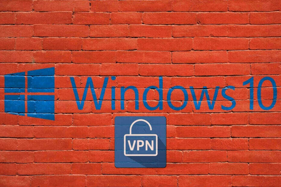 Kasutades Windows 10 VPN-is teist porti