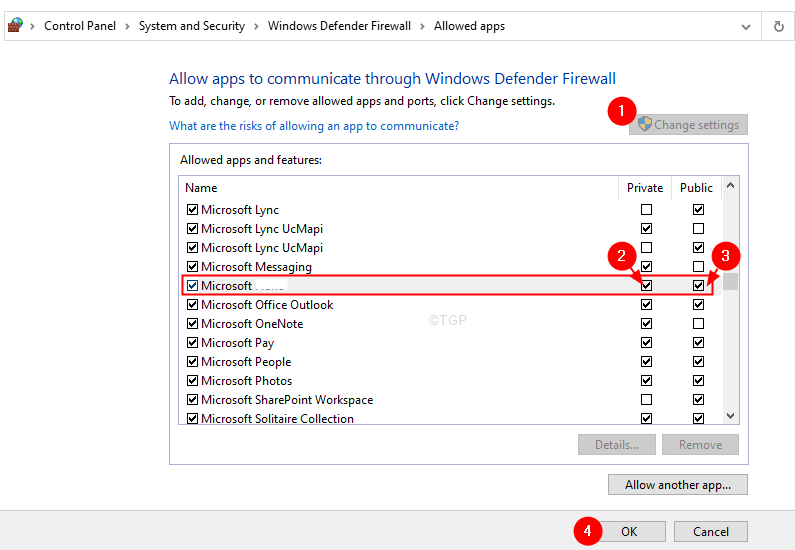 Povoliť aplikáciu cez bránu firewall min