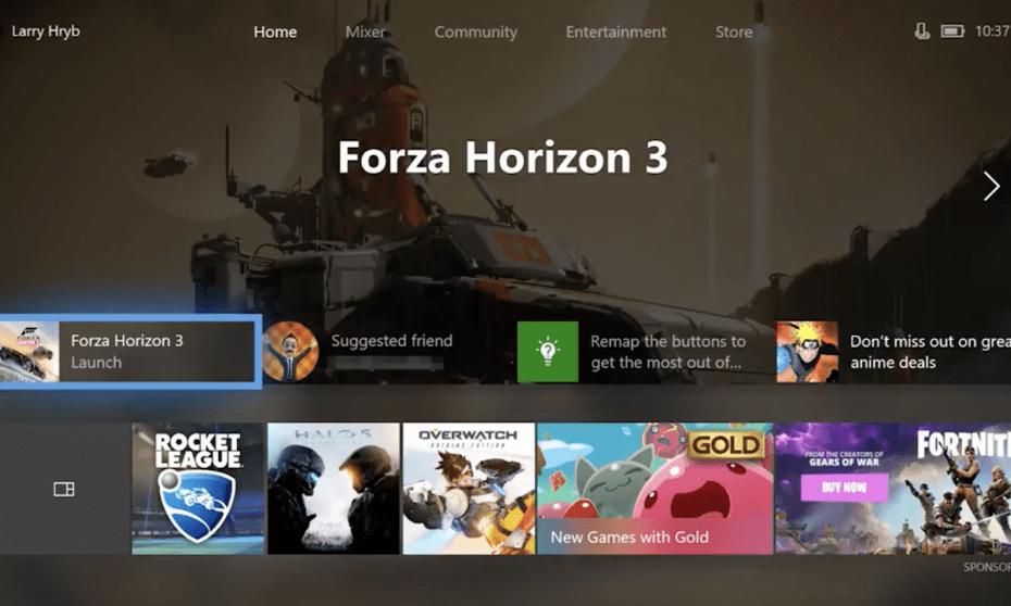 „Xbox One“ kritimo naujinį dabar galima atsisiųsti