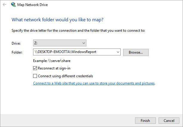 как подключить сетевой диск в Windows 10