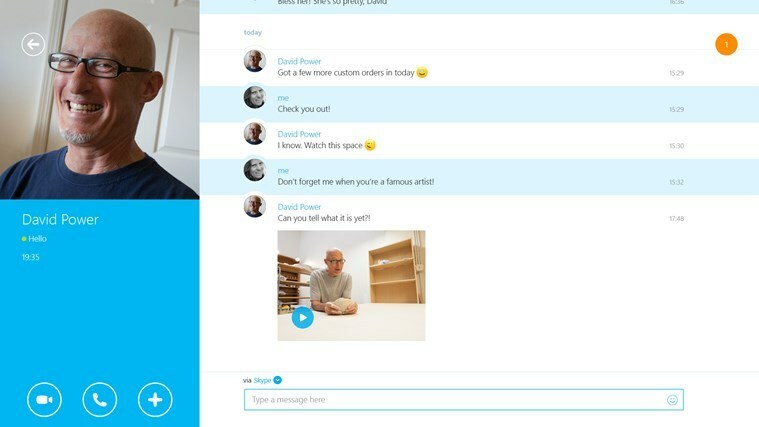 O aplicativo Skype para Windows 8, Windows 10 agora permite editar ou excluir mensagens, adicionar notificações