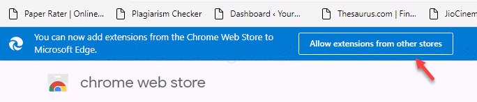 ChromeウェブストアからMicrosoftEdgeに拡張機能を追加して、他のストアからの拡張機能を許可できるようになりました