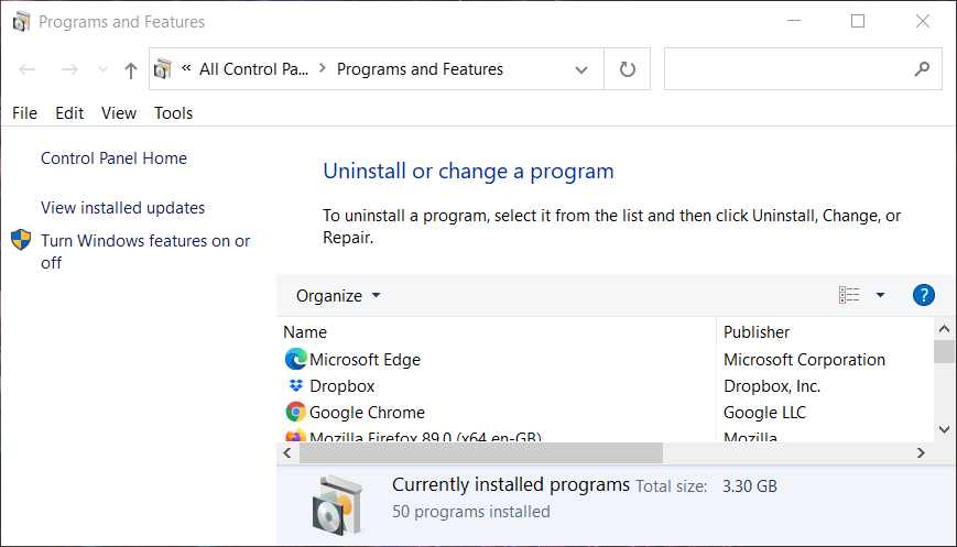 Programmer og funktioner minecraft forge installerer ikke Windows 10