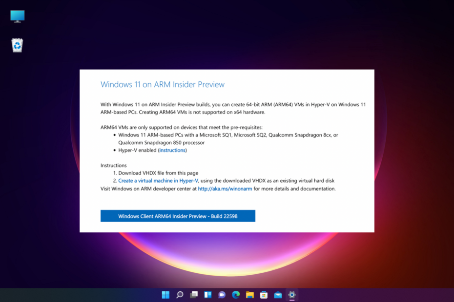 ISO ARM do Windows 11 no Mac M1