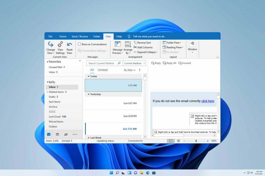 Locația fișierului Outlook pst Windows 11