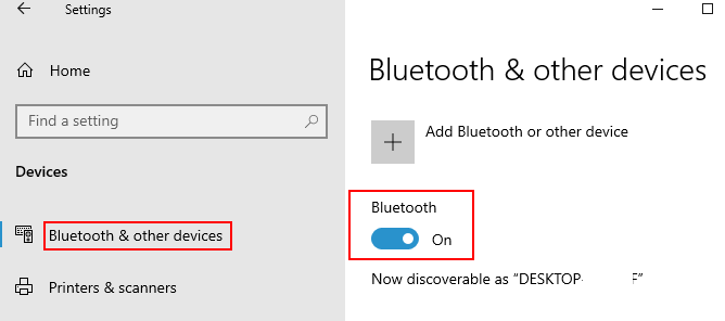 Bluetooth Vklopi