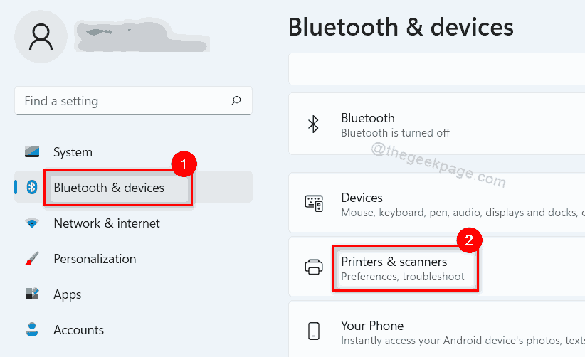 Bluetooth მოწყობილობები პრინტერი და სკანერი 11zon