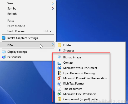 Kako urediti desni klik novega menija v sistemu Windows 10