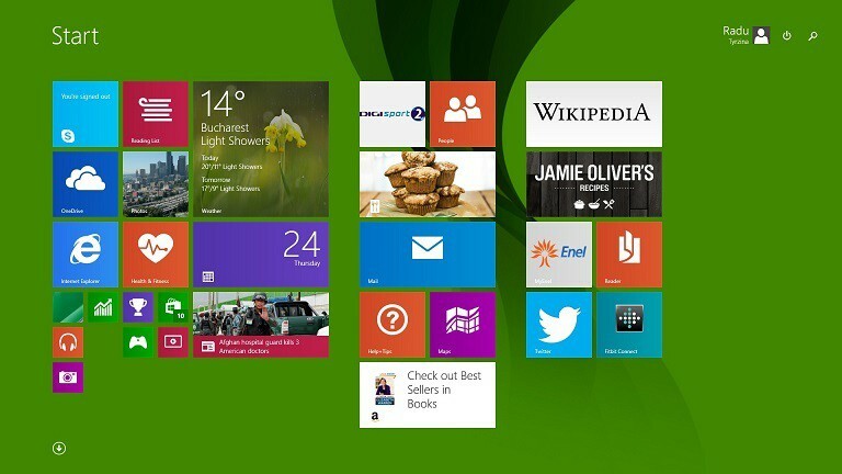 живые плитки Windows 8.1