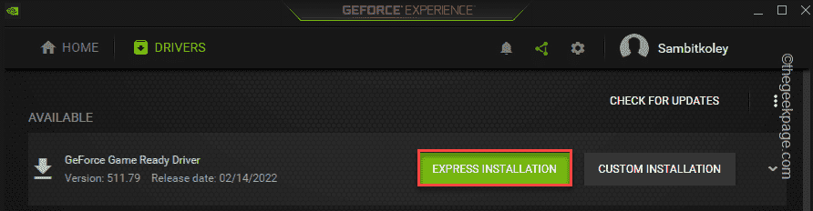 Express installatie Min