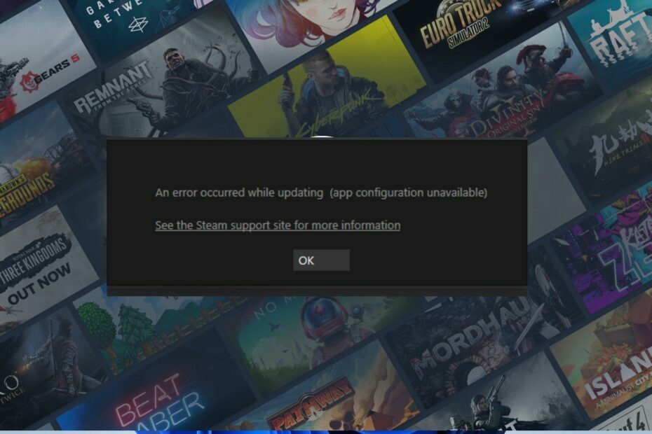 Configurazione dell'app di Steam non disponibile: come risolvere