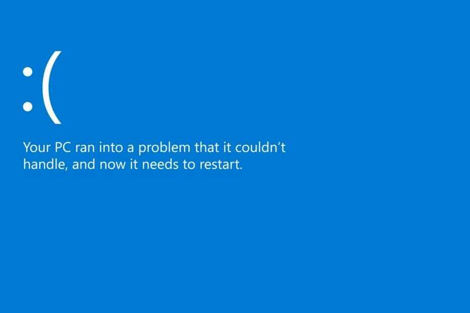 Reinicio forzado de BSOD de Windows 10