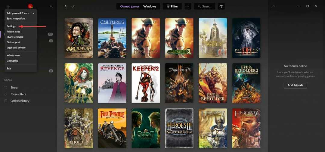 Как да добавите Steam, Xbox Live и други библиотеки за игри към GOG