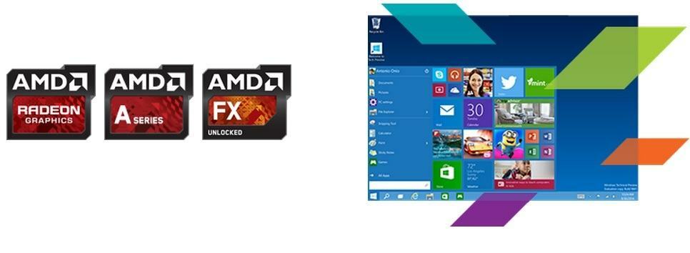 AMD Windows 10-prosessor