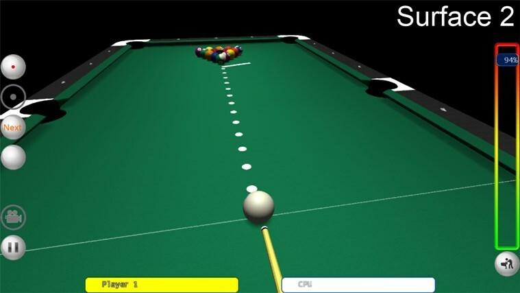 King of Pool, 최고의 당구 게임 중 하나 인 Windows 8 출시