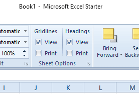 Флажок "Печать" не распечатывает границы таблицы и линии сетки Excel.