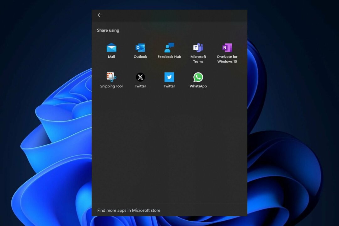 Windows 11 condivide collegamenti