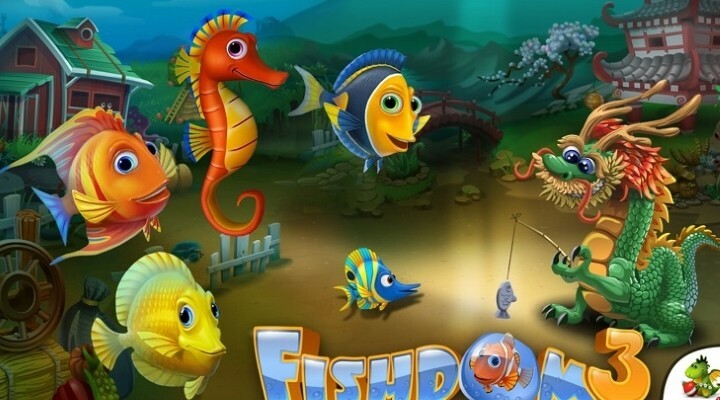 fishdomn 3 labākās Windows 10 veikala spēles