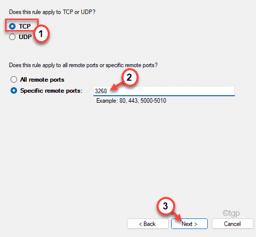 Tcp 3268 Próximo Min