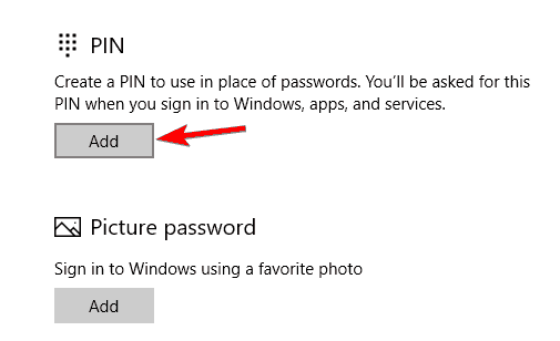 Windows Hello ei ole käytettävissä tällä laitteella, lisää PIN-koodi