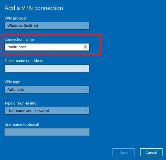 VPN är inte kompatibelt med Windows 10