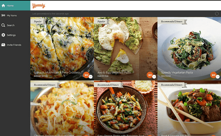 แอพ Yummly Windows 10 ช่วยให้คุณค้นหาสูตรอาหารที่คุณชื่นชอบ