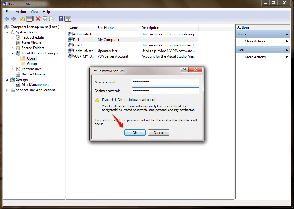 Skift Windows-adgangskode uden at kende gammel adgangskode let