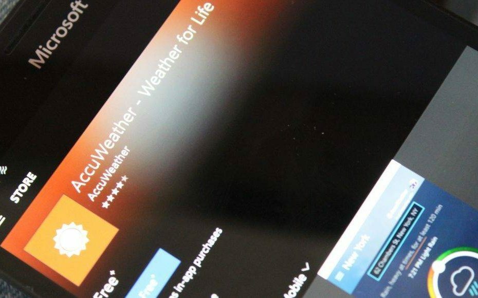 Aplikace AccuWeather získává předpovědi srážek pro Windows 10 a Xbox One