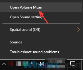 mixer de volume camtasia não grava áudio
