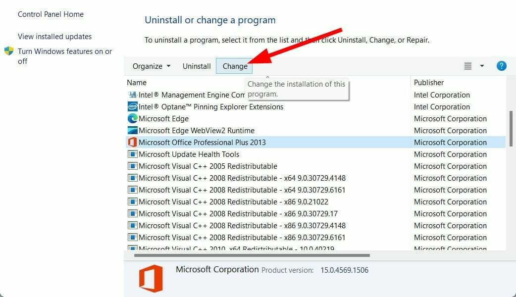 vahetage Microsoft Office