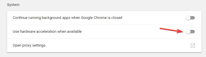 Экран Google Chrome стал черным