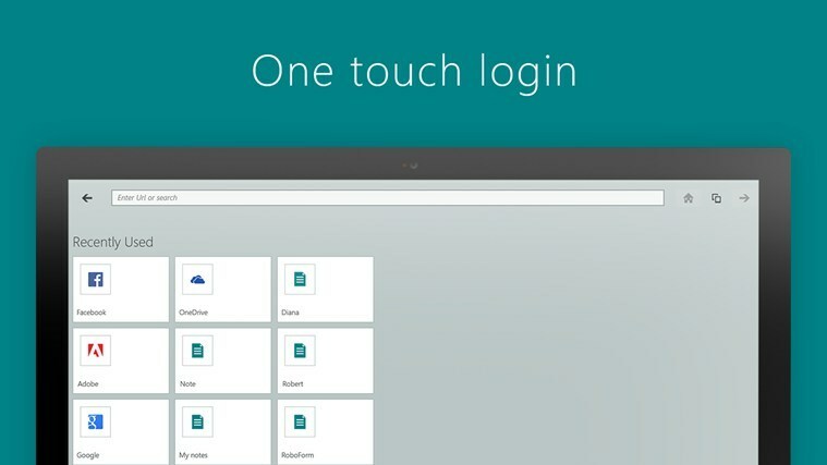 RoboForm objavio Windows 8, 10 App za upravljanje lozinkom