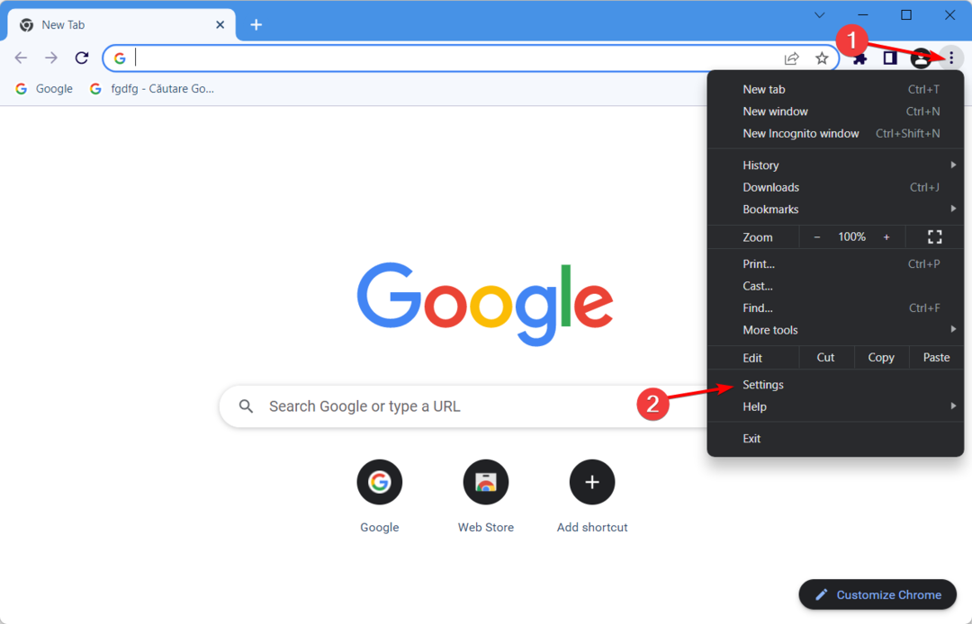 Las imágenes de configuración de Chrome no se cargan en Chrome