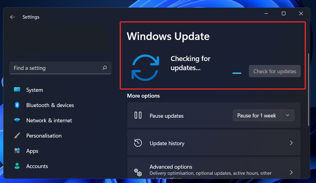 „Windows 11“ naujinimo asistento įrankis patikrinti, ar nėra naujinimų