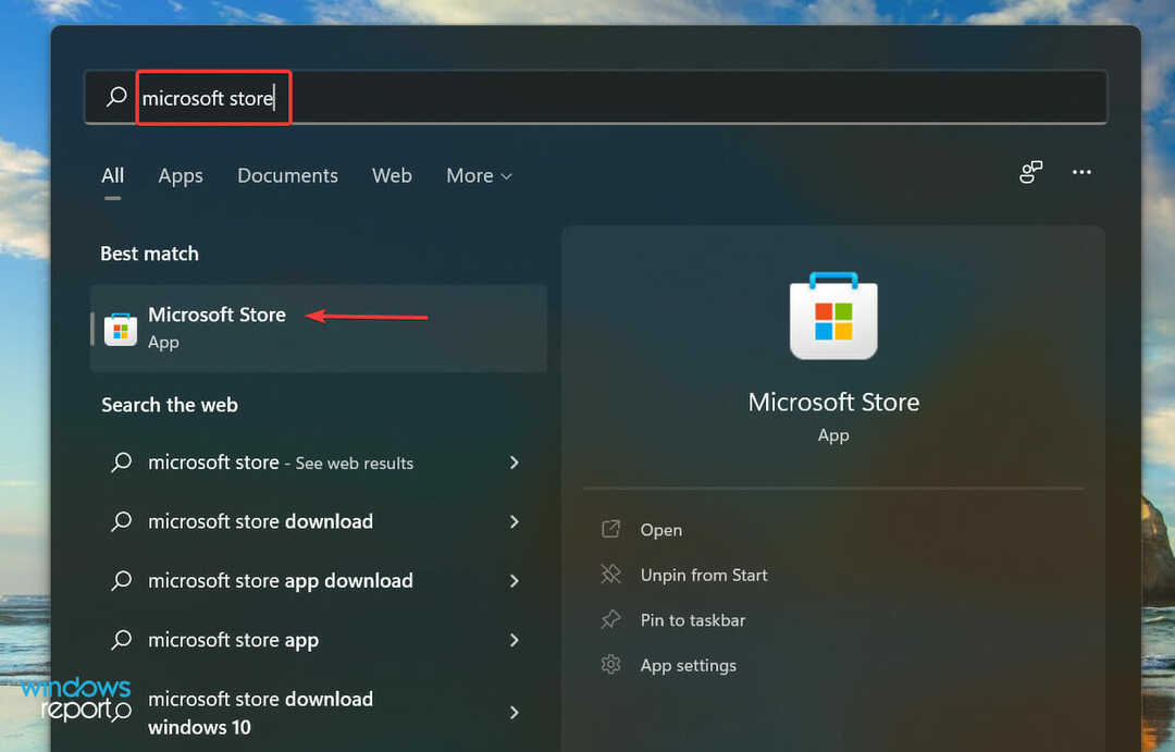 Microsoft Store za popravak ljepljivih bilješki Windows 11 koji ne rade