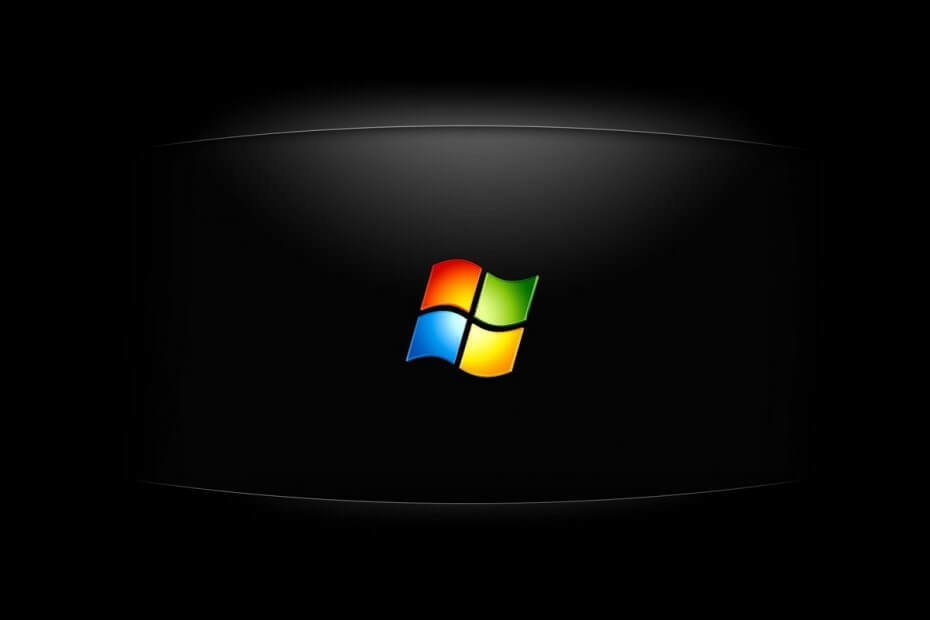 Windows 7 črna