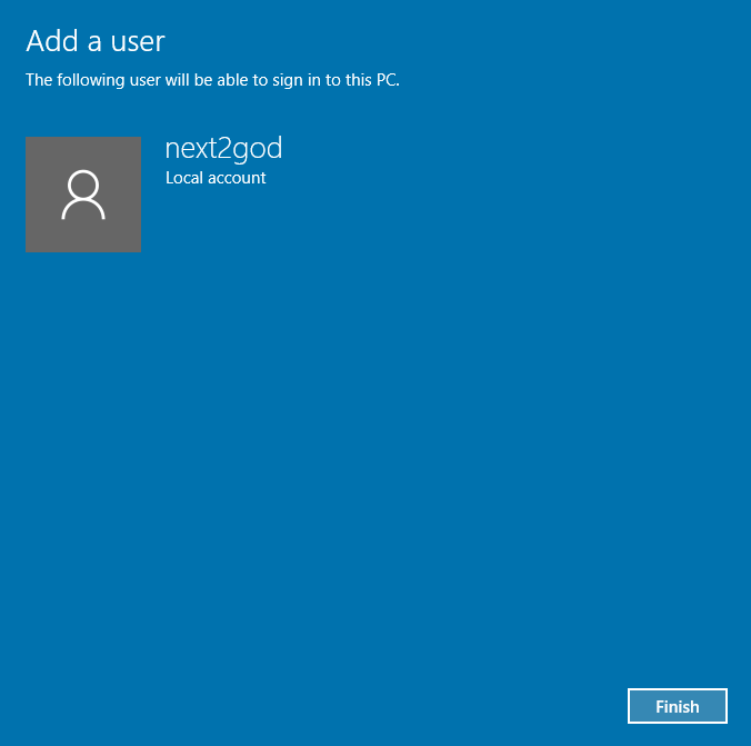 როგორ შევქმნათ ადგილობრივი Windows 10 ანგარიში ელ.ფოსტის გარეშე
