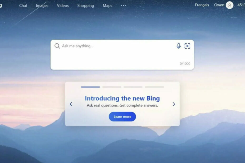 História chatu prichádza do služby Bing Chat od spoločnosti Microsoft