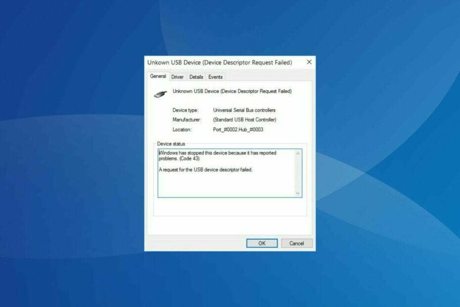 Perbaiki kode kesalahan 43 di Windows 11